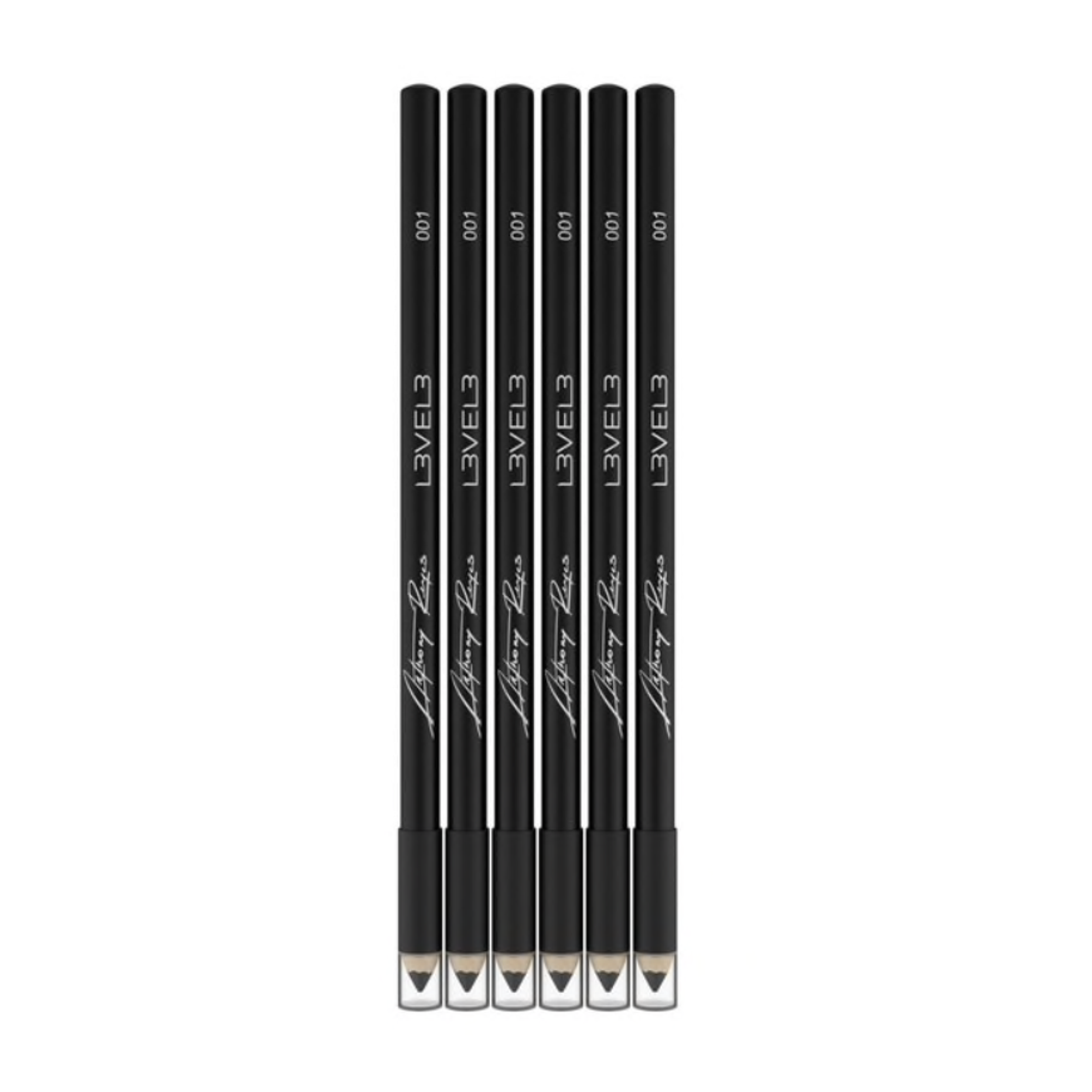 LEVEL3 BARBER PENCIL BLACK 6PK