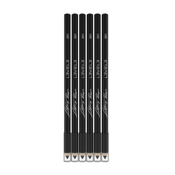 LEVEL3 BARBER PENCIL BLACK 6PK