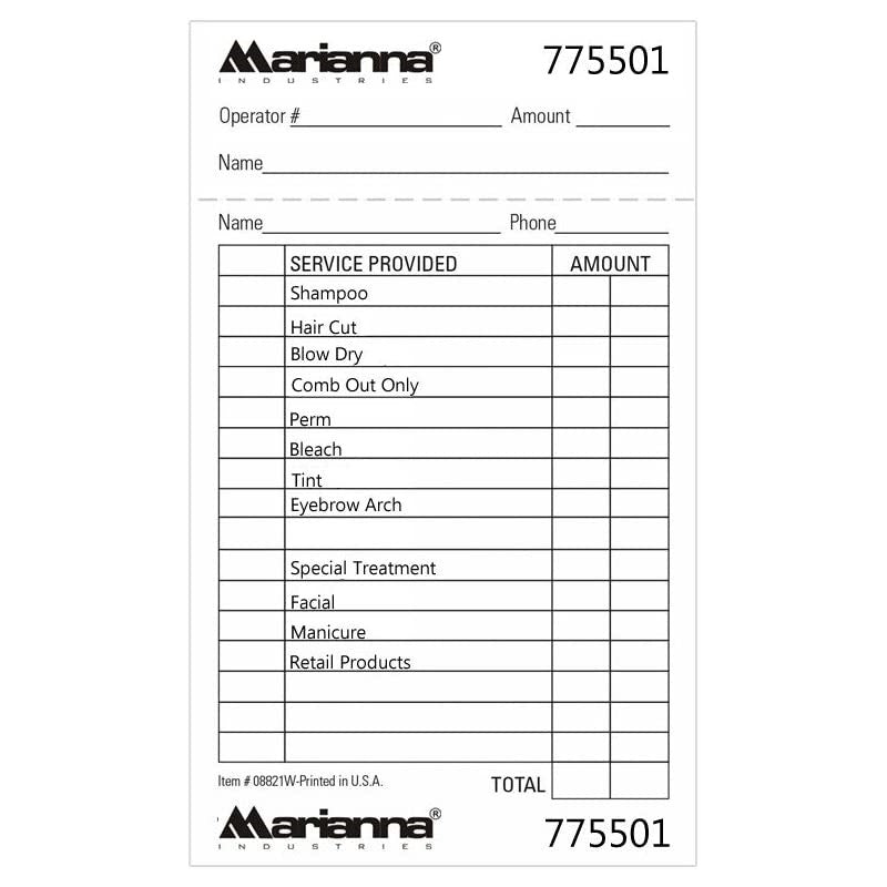 MARIANNA SALON TICKET
