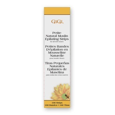 GIGI NATURAL MUSLIN STRIPS PETITE 100PK | 0625