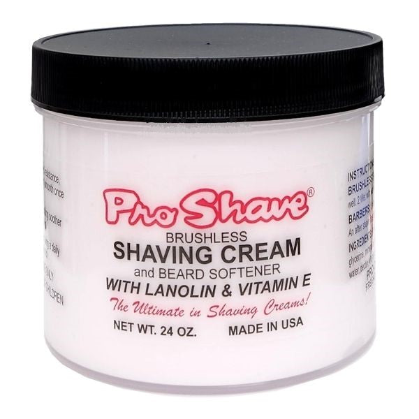 PRO SHAVE BRUSHLESS SHAVING CREAM 24 OZ.