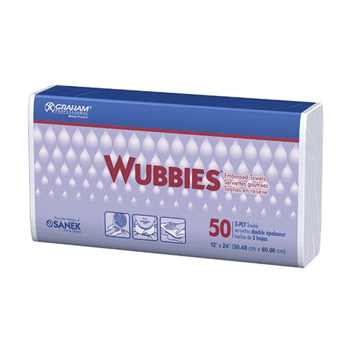 GRAHAM WUBBIES TOWELS #1200 50 2-PLY TOWELS