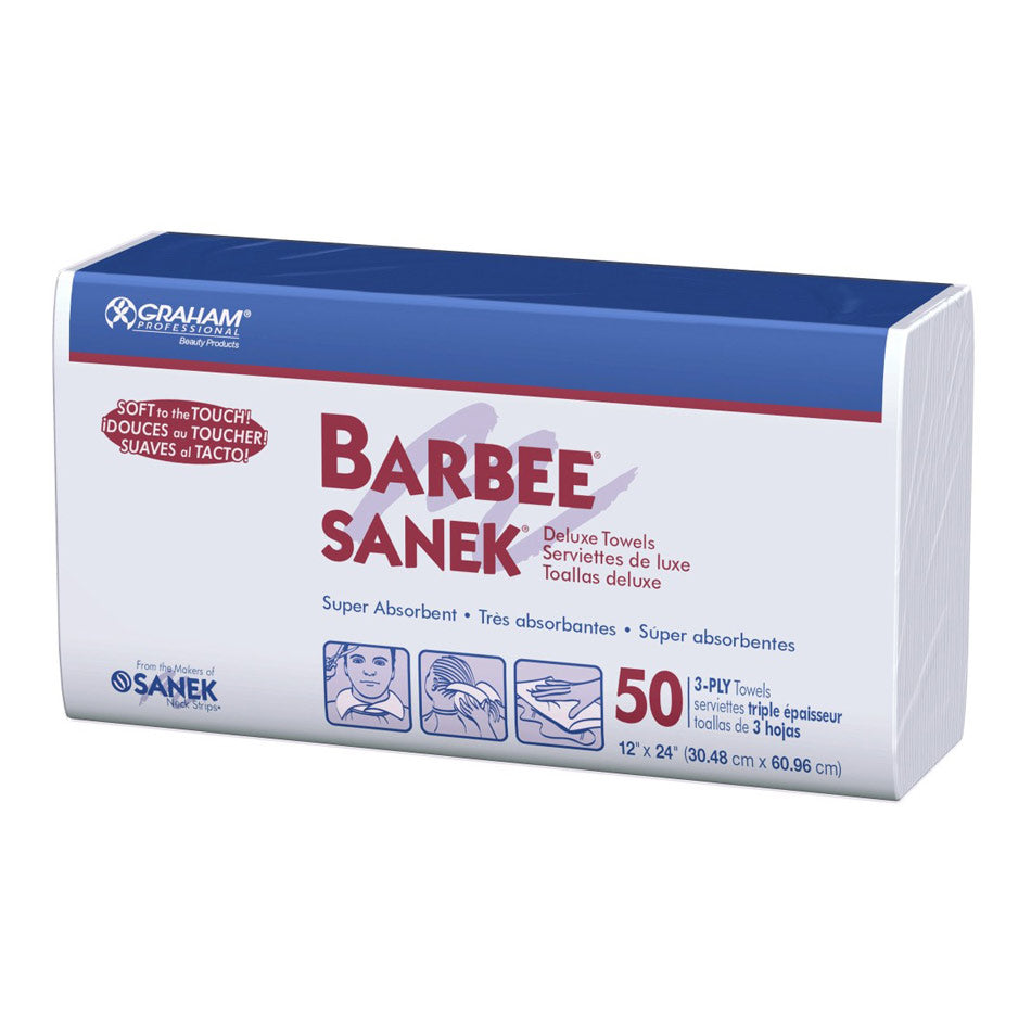 GRAHAM BARBEE DELUXE TOWELS 50 3-PLY TOWELS | 1625