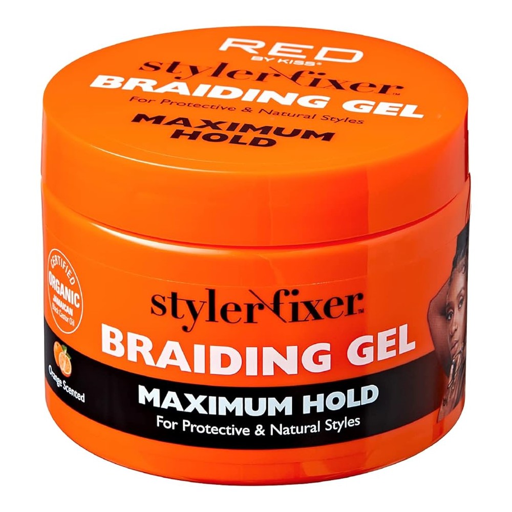 RED BRAIDING GEL MAX HOLD 6 OZ. | SBM01