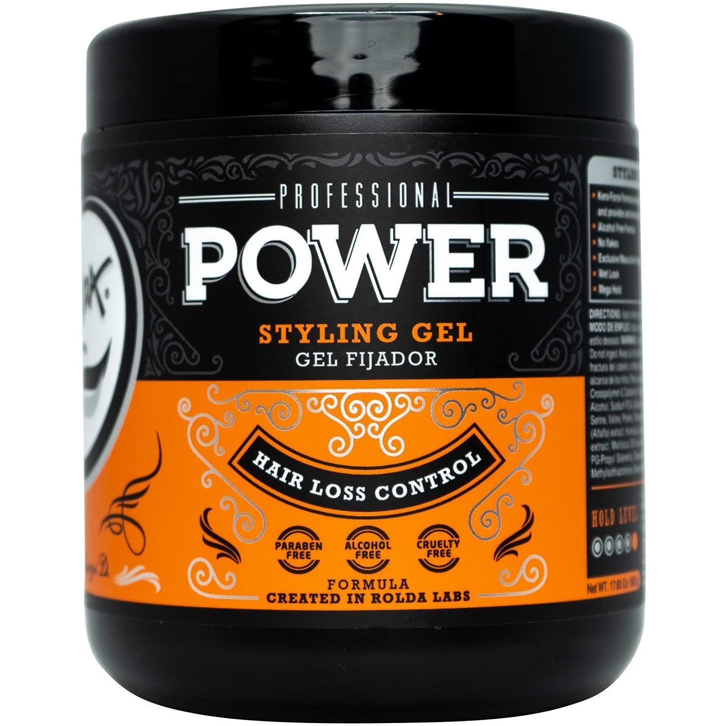 ROLDA POWER STYLING GEL 17.63 OZ.
