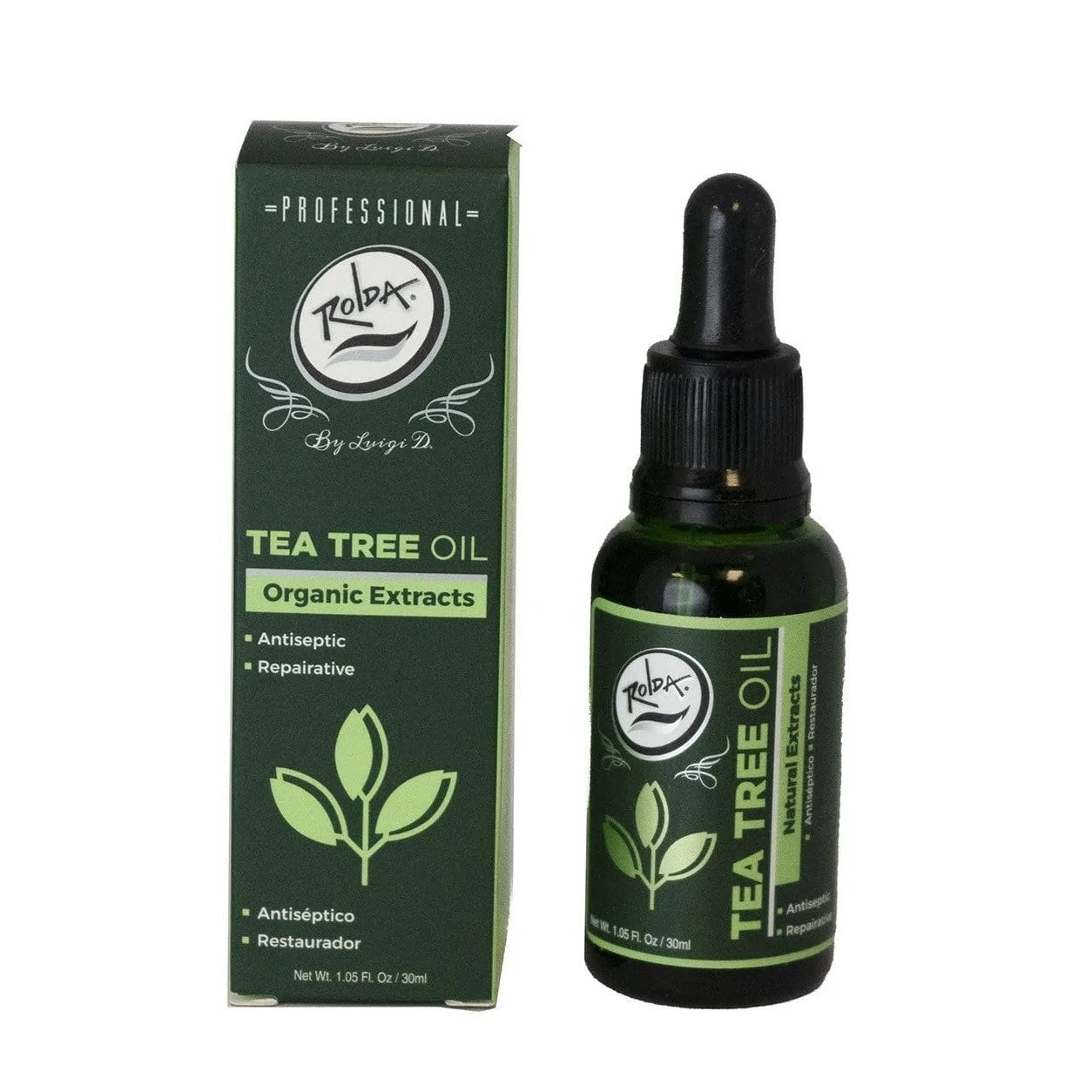 ROLDA BEARD OIL TEA TREE 1.05 OZ.