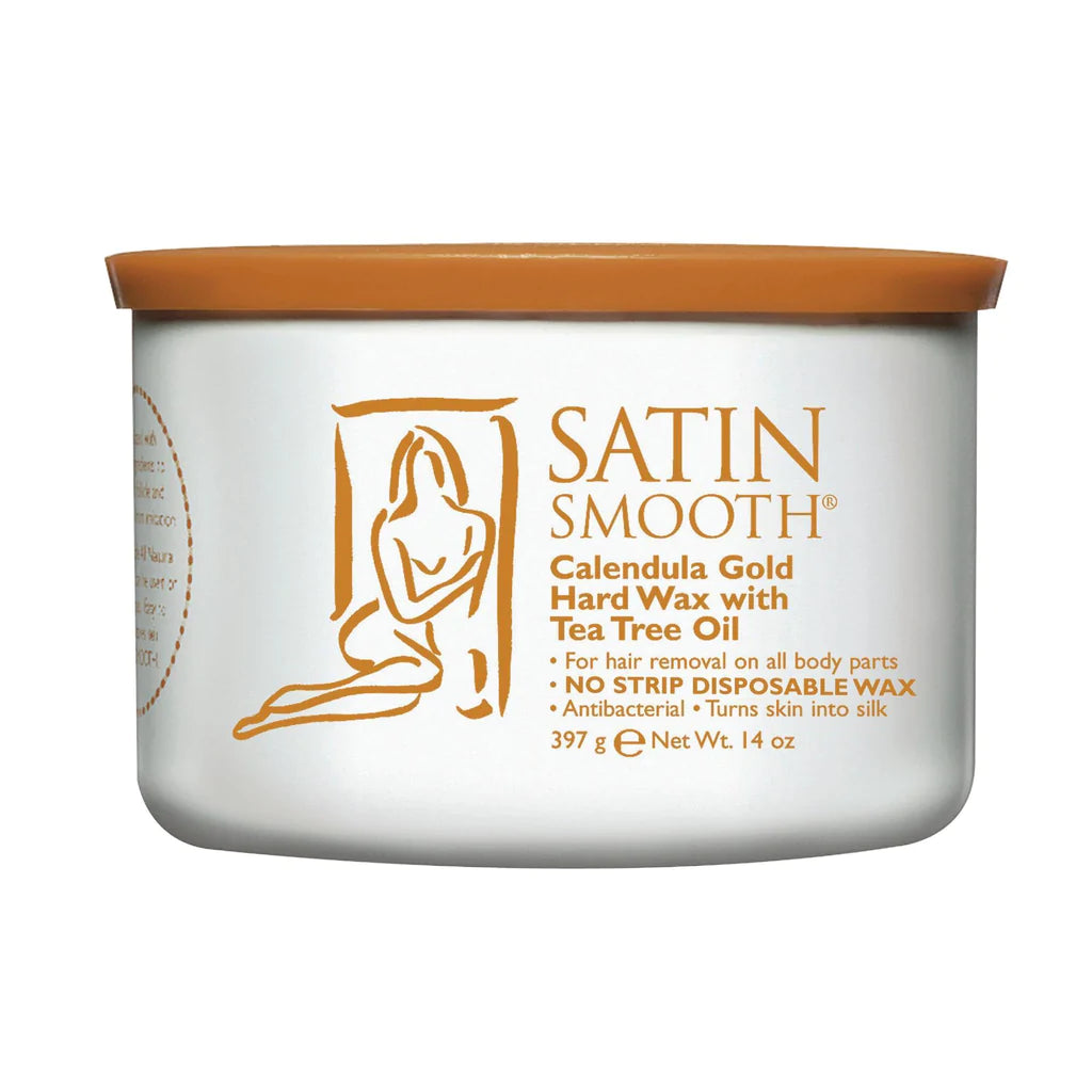 SATIN SMOOTH CALENDULA GOLD HARD WAX 14 OZ.