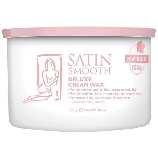 SATIN SMOOTH DELUXE CREAM WAX 14 OZ.