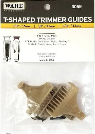 WAHL T-SHAPED TRIMMING GUIDES SET 1/16 - 3/16