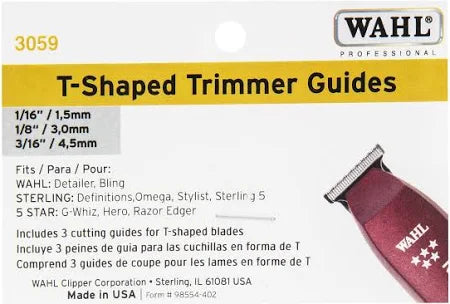 WAHL T-SHAPED TRIMMING GUIDES SET 1/16 - 3/16
