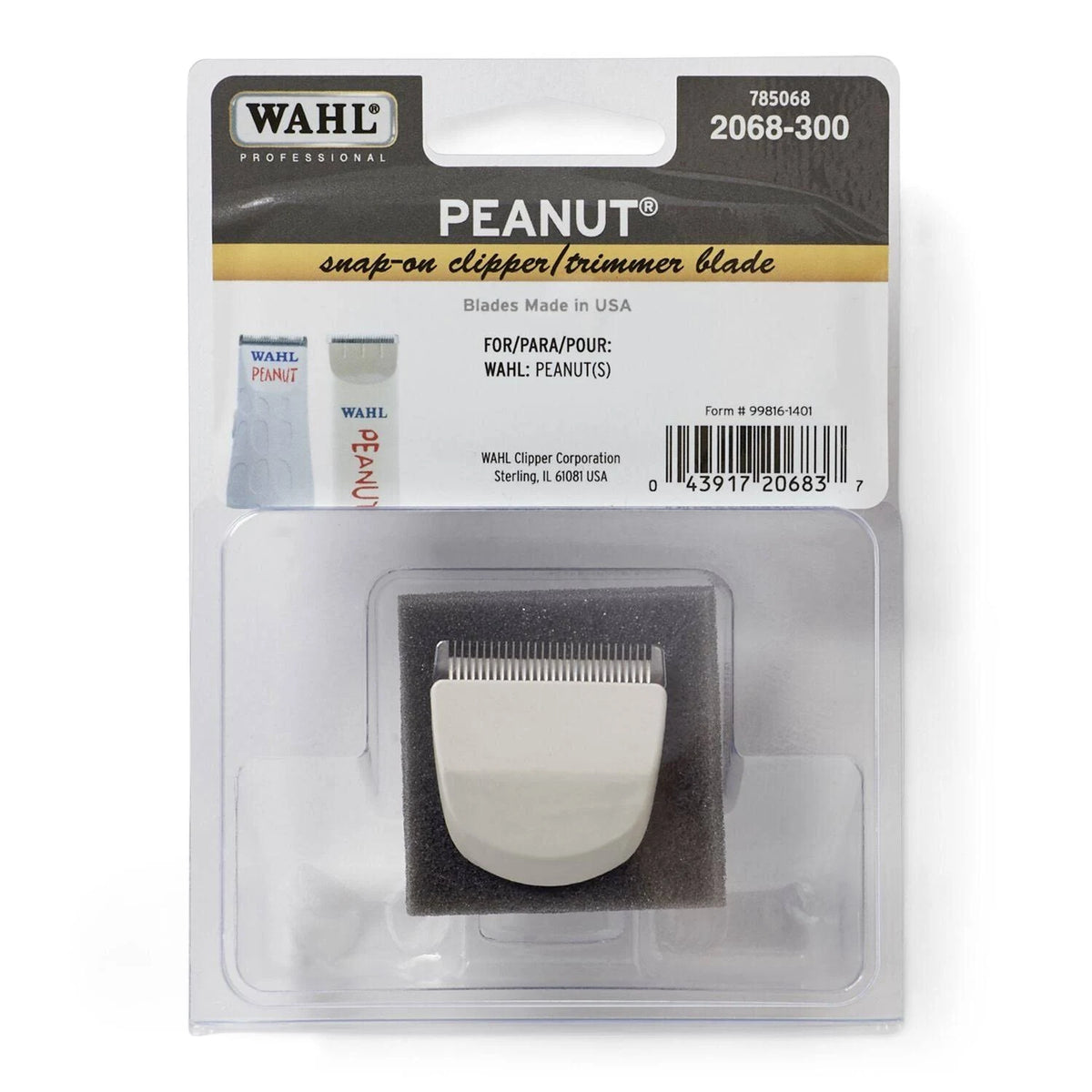 WAHL STANDARD PEANUT BLADE WHITE | 2068-300