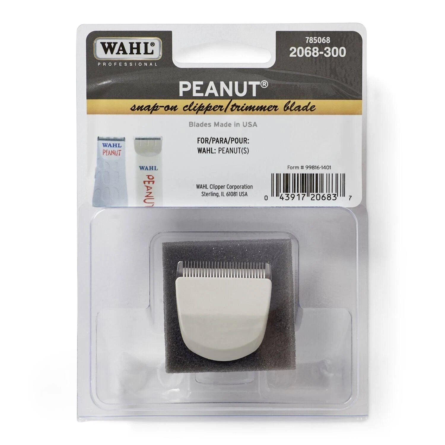 WAHL STANDARD PEANUT BLADE WHITE | 2068-300
