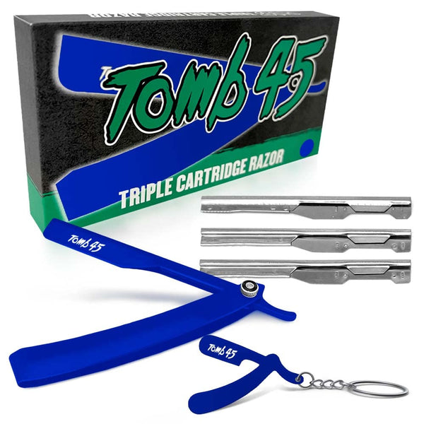 TOMB45 TRIPLE CARTRIDGE RAZOR BLUE