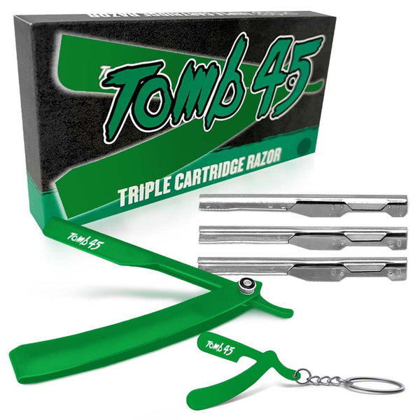 TOMB45 TRIPLE CARTRIDGE RAZOR GREEN