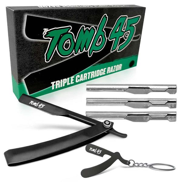 TOMB45 TRIPLE CARTRIDGE RAZOR BLACK