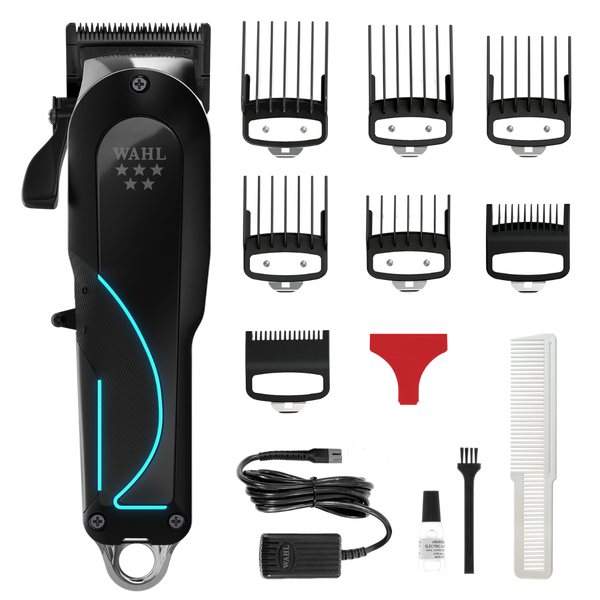 Wahl 5-Star Senior 2.0 Wahl hair trimmer set with attachments on a white background