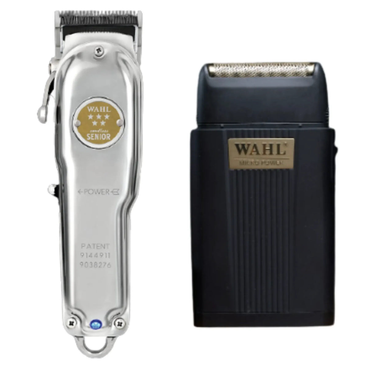 WAHL 5-STAR SENIOR CORDLESS METAL EDITION CLIPPER & MICRO SHAVER POWER | 3000112, 3027017